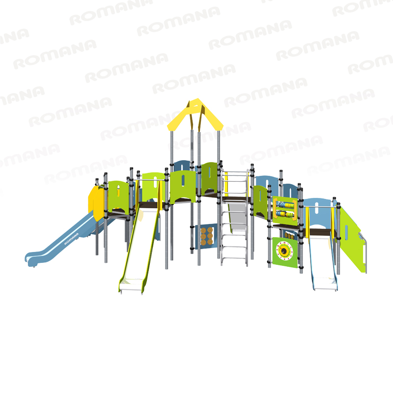 Комплекс игровой детский Romana 101.108.00 (голубой/зеленый)