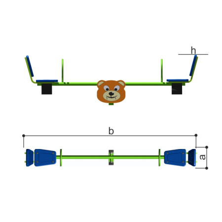 Качалка-балансир Романа 108.50.00-02