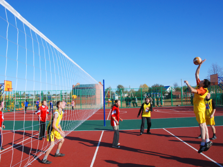 Волейбольная сетка со стойками Романа 204.17.00