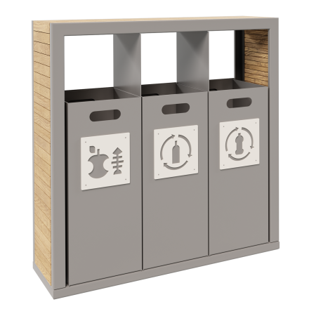 Урна для раздельного сбора мусора ELMAF 91006 Урна для раздельного сбора мусора ELMAF 91006