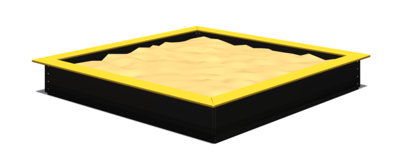 Песочница 2000 х 2000 (коричневый)