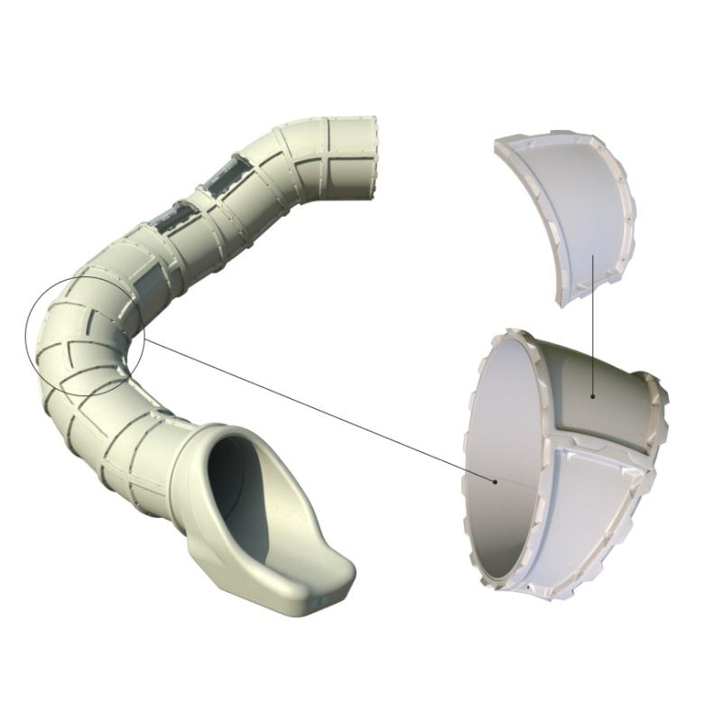 Большой поворот горки Romana 11.001 в Волгограде ВИНКО Большой поворот горки Romana 11.001 в Волгограде ВИНКО
