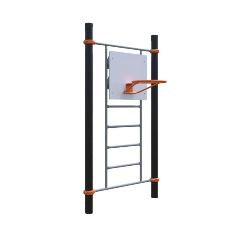 Гимнастический снаряд "Шведская стенка", оснащенный баскетбольным кольцом 501.114.00 в Волгограде ВИНКО