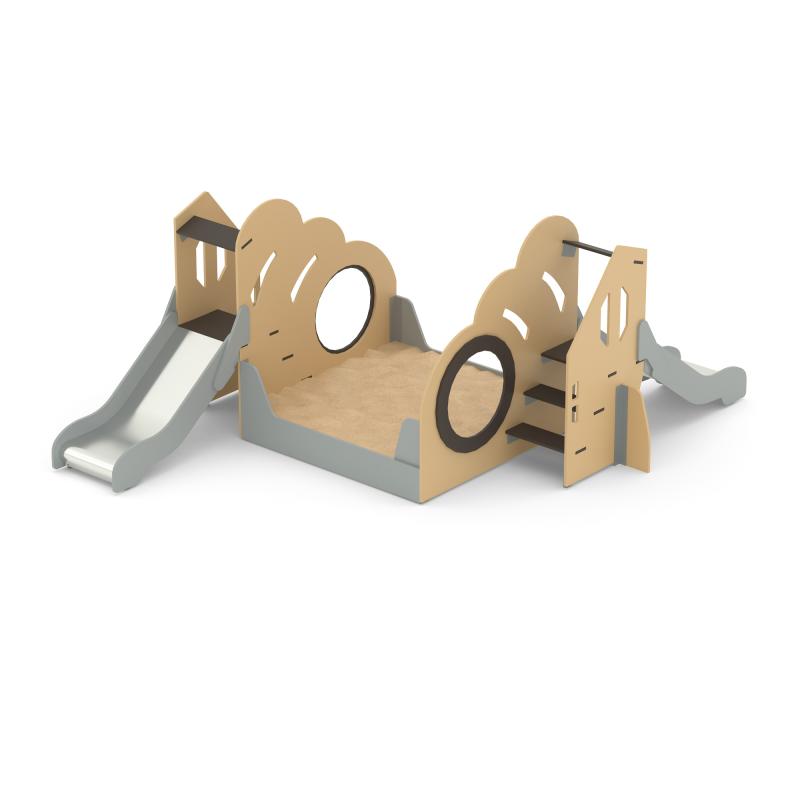 Игровой модуль с песочницей и горкой Romana 115.58.00