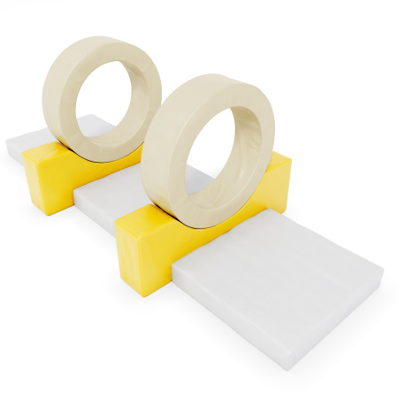 Мягкий спортивный модуль Romana «2 колеса»