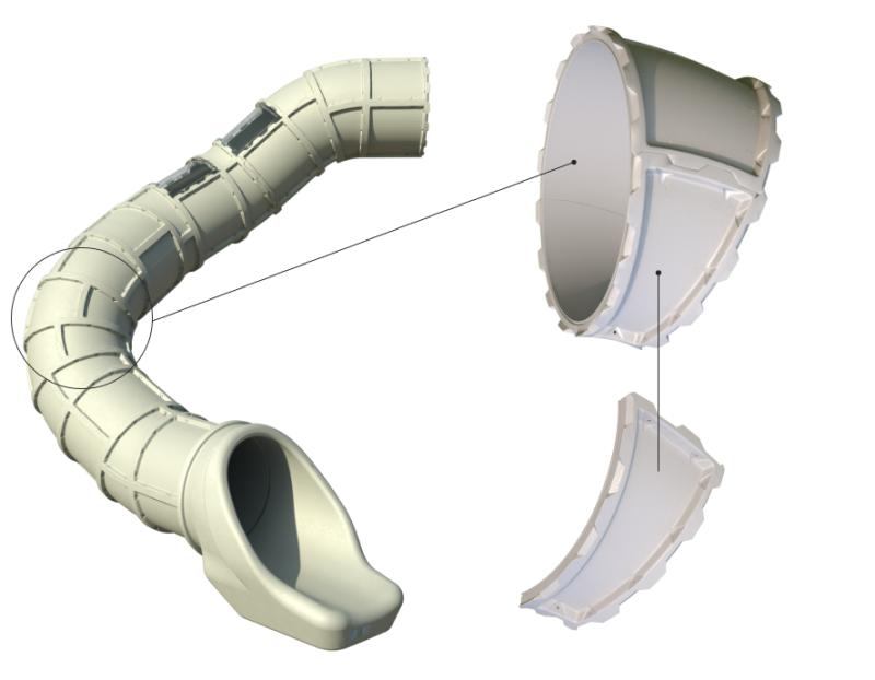 Малый поворот горки Romana 11.002 в Волгограде ВИНКО Малый поворот горки Romana 11.002 в Волгограде ВИНКО