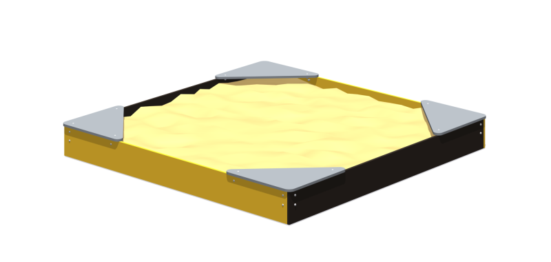 Песочница (2 x 2, фанера) (коричневый)