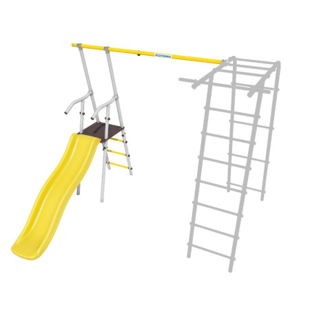 Дополнительный комплект с горкой к дачному комплексу ROMANA (для балки качелей высотой 2050 мм)