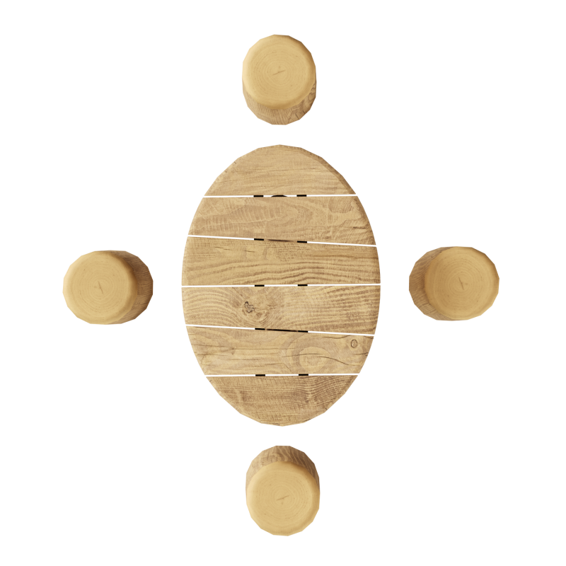 Столик с пеньками ELMAF 314473 в Волгограде ВИНКО