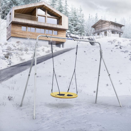 Каркас для качелей ROMANA Цвет серый | Качели Гнездо