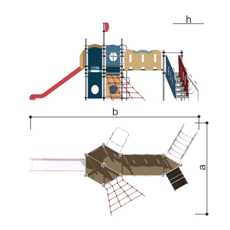 Игровой комплекс Романа 101.104.00 в Волгограде ВИНКО