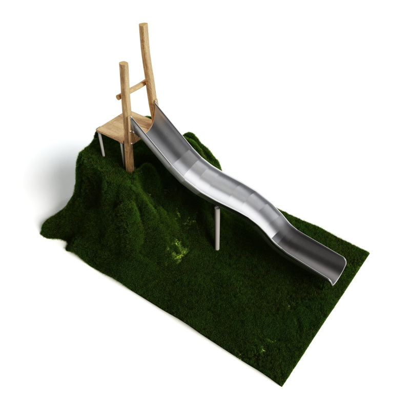 Горка с деревянным порталом ELMAF 314641 в Волгограде ВИНКО