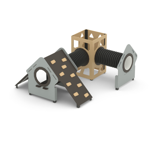 Игровой модуль Романа 115.46.00 (бежевый/серый) (бетонирование)