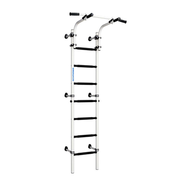 Домашний спортивный комплекс «Шведская стенка ROMANA S9» (белый антик золото)