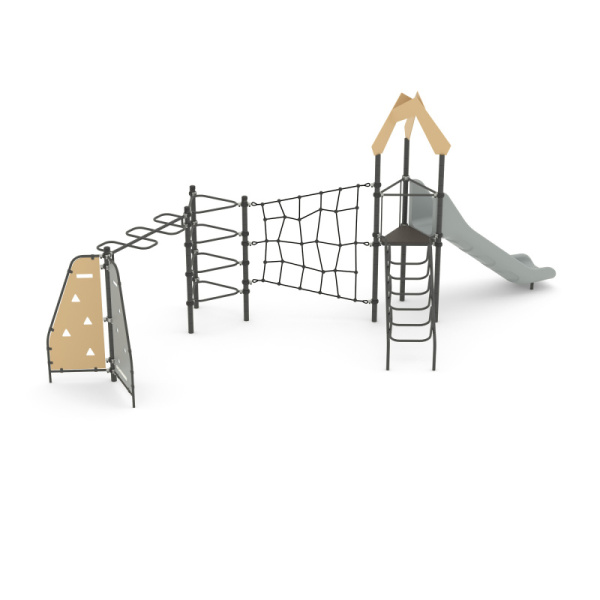 Игровой комплекс Романа 401.30.00 (бежевый/серый) (бетонирование)