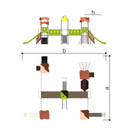 Игровой комплекс Романа 101.65.00 в Волгограде ВИНКО