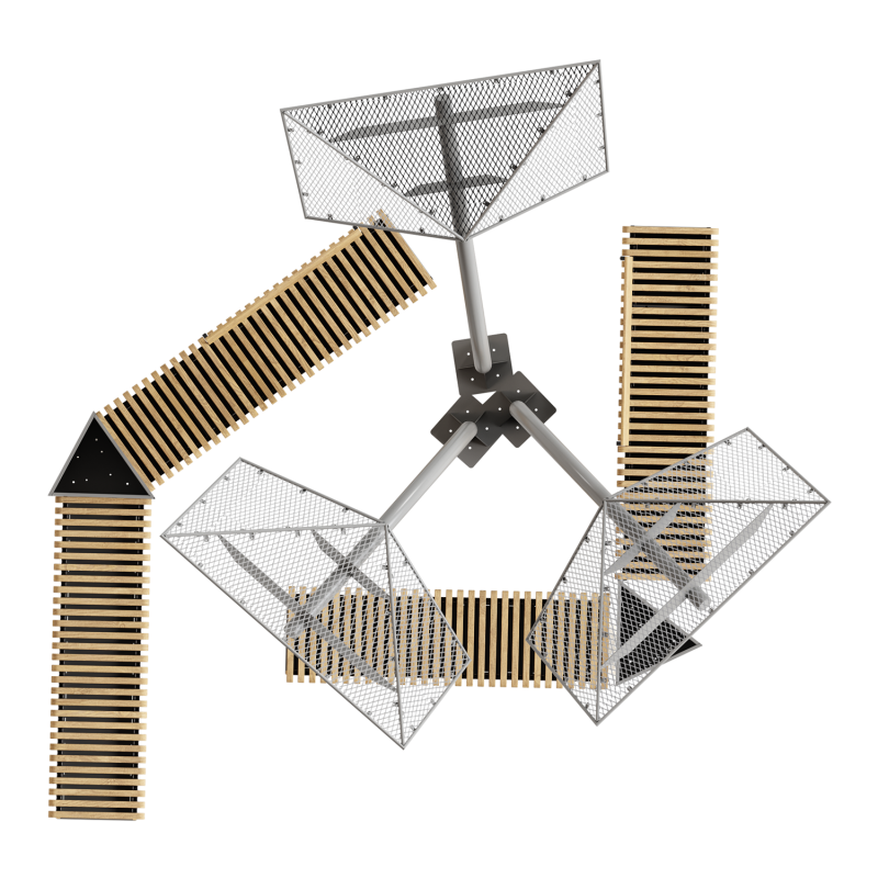 Скамьи под навесом ELMAF 314823 в Волгограде ВИНКО
