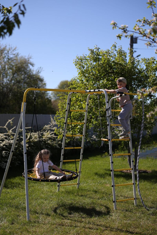 Детский спортивный комплекс для дачи ROMANA Веселая лужайка - 2 в Волгограде ВИНКО