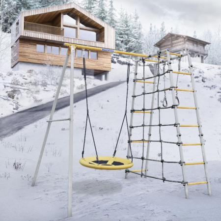 Детский спортивный комплекс для дачи ROMANA D1 (Качели Гнездо)