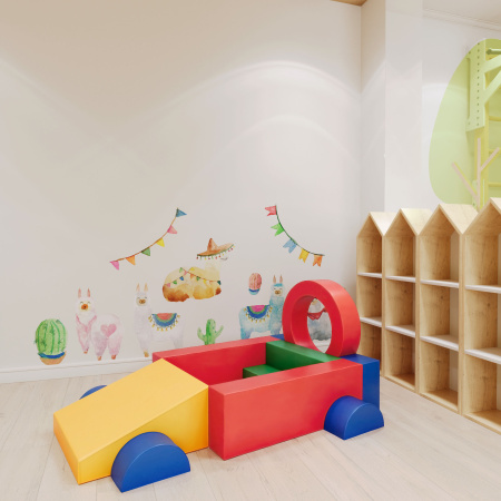 Мягкий игровой комплекс Romana «Спорткар» Мягкий игровой комплекс Romana «Спорткар»