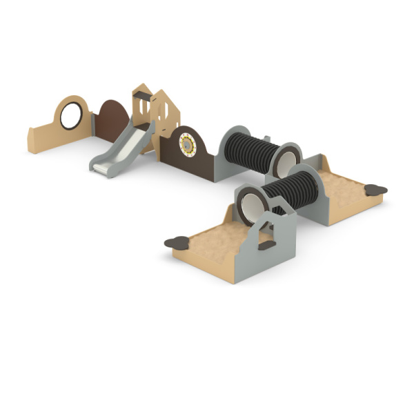 Игровой модуль Романа 115.60.00 (бежевый/серый) (бетонирование)