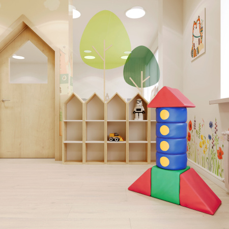 Мягкий игровой комплекс Romana «Ракета» Мягкий игровой комплекс Romana «Ракета»