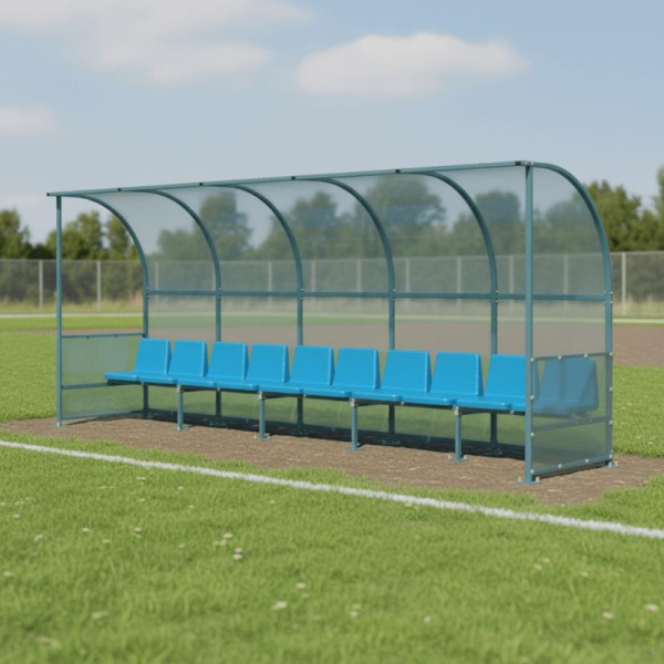 Скамья для запасных игроков (10 мест) СЗ-243.00