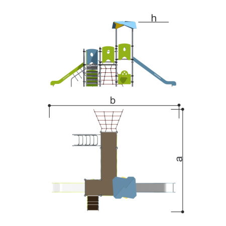 Игровой комплекс Романа 101.64.09 в Волгограде ВИНКО