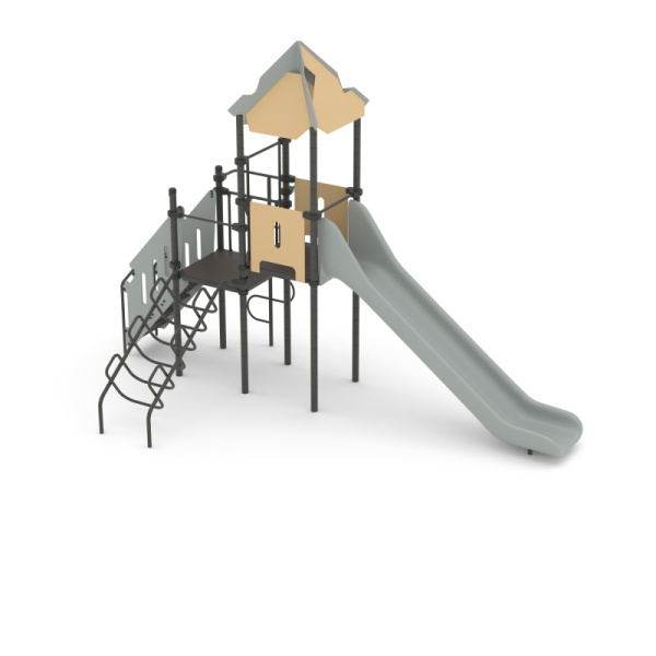 Игровой комплекс Романа 101.03.09 (бежевый/серый) (бетонирование)