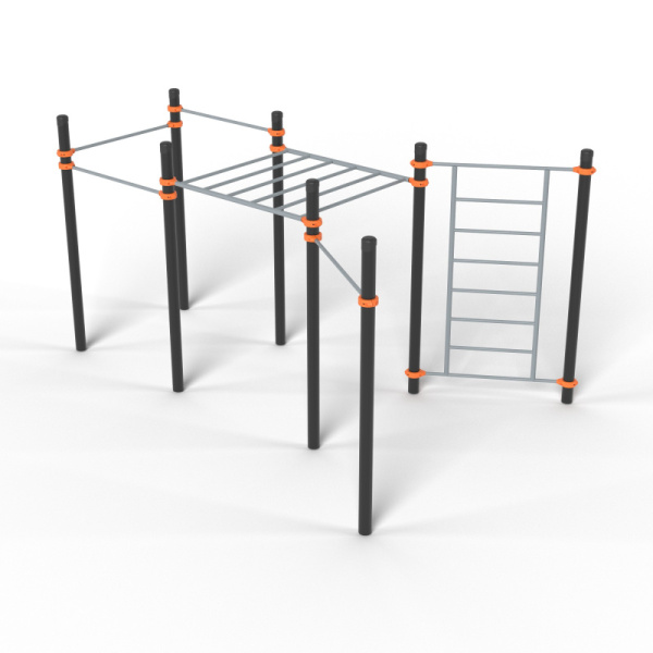 Спортивное оборудование Романа 501.58.01 (черный) (бетонирование)