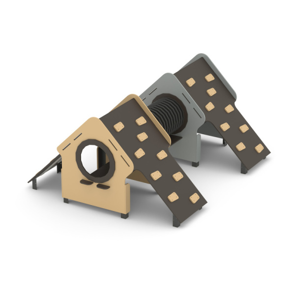 Игровой модуль Романа 115.45.00 (бежевый/серый) (бетонирование)