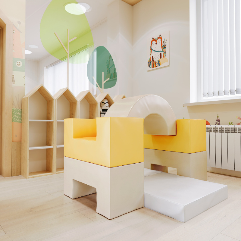 Мягкий спортивный модуль Romana «Дуга» (pastel)