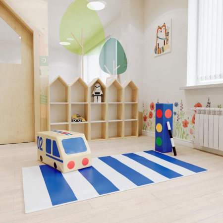 Мягкий игровой комплекс Romana «Грамотный пешеход» Мягкий игровой комплекс Romana «Грамотный пешеход»