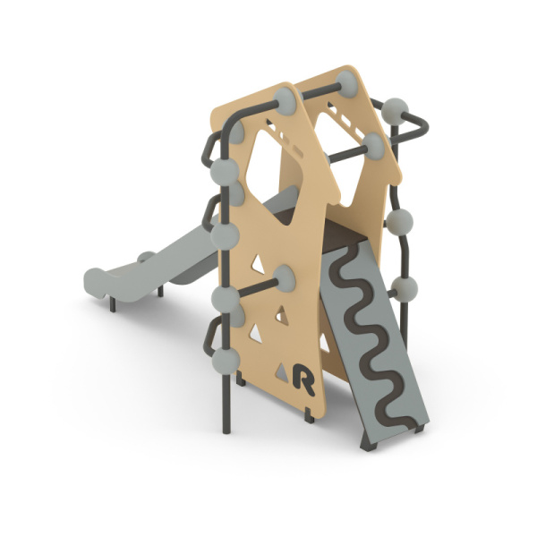 Игровой комплекс Romana 057.20.00 (бежевый/серый) (бетонирование)