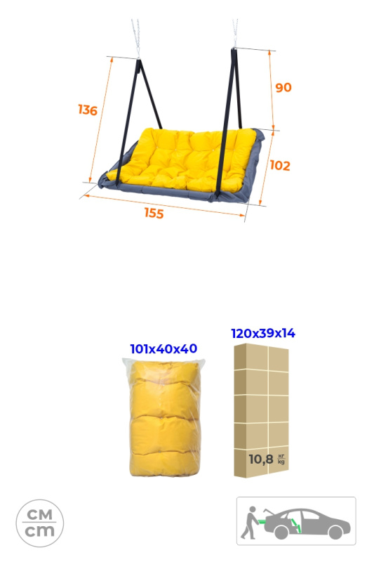 Диван Подвесной ROMANA в Волгограде ВИНКО