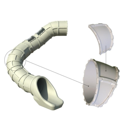 Большой поворот горки Romana 11.001 Большой поворот горки Romana 11.001
