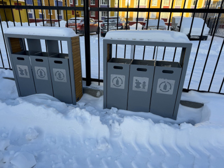 Урна для раздельного сбора мусора ELMAF 91006 Урна для раздельного сбора мусора ELMAF 91006