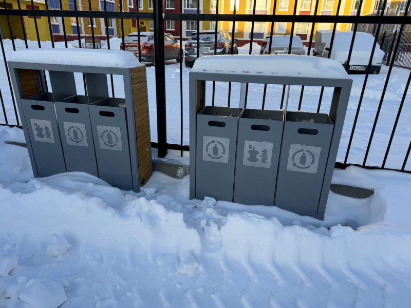 Урна для раздельного сбора мусора ELMAF 91006 в Волгограде ВИНКО Урна для раздельного сбора мусора ELMAF 91006 в Волгограде ВИНКО