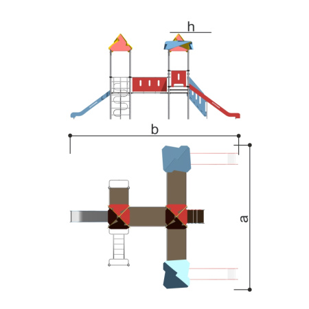 Игровой комплекс Романа 101.14.09 в Волгограде ВИНКО
