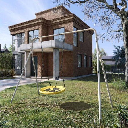 Каркас для качелей ROMANA Цвет серый | Качели Гнездо