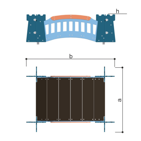 Мостик Романа 115.71.00 в Волгограде ВИНКО
