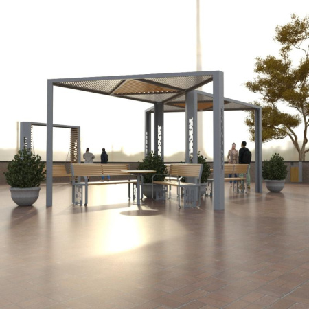 Навес Тип 3 "Акварель"