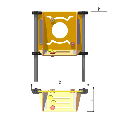 Бизиборд Romana 057.51.00 в Волгограде ВИНКО