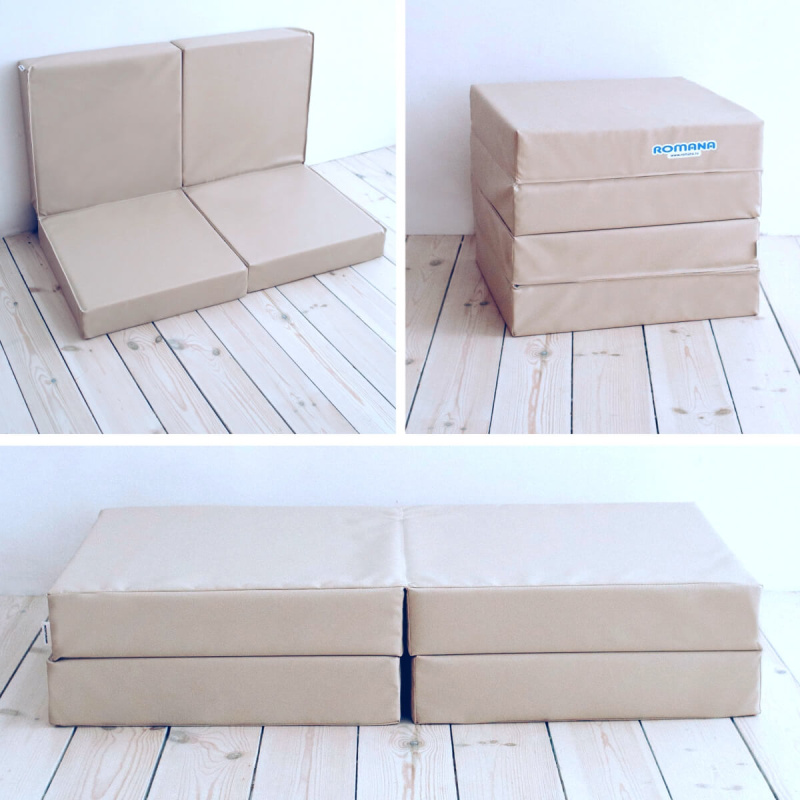 Мат (мягкий щит) Romana 1000*1000*100, в 4 сложения в Волгограде ВИНКО