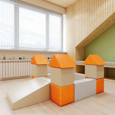 Мягкий игровой комплекс Romana «Крепость» Мягкий игровой комплекс Romana «Крепость»