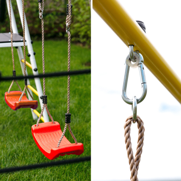 Детский спортивный комплекс для дачи ROMANA Богатырь Плюс 2 в Волгограде ВИНКО