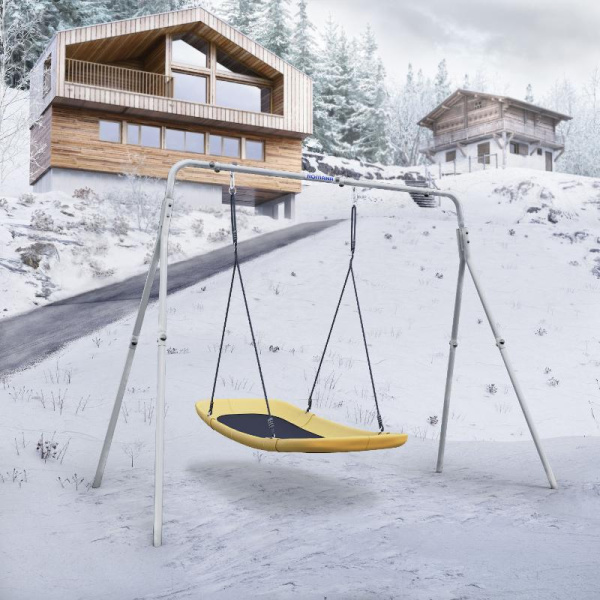 Каркас для качелей ROMANA Цвет серый | Качели Лодка