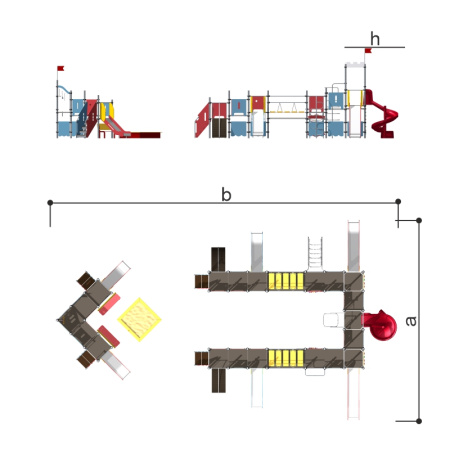 Игровой комплекс "Корабль" Романа 101.51.00 в Волгограде ВИНКО