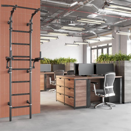 Домашний спортивный комплекс «Шведская стенка ROMANA S10» (черный)