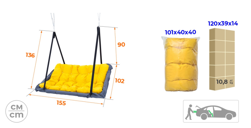 Диван Подвесной ROMANA в Волгограде ВИНКО
